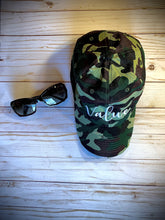 Load image into Gallery viewer, My Value is Non-Negotiable                                               Camo Vintage Dad Hats
