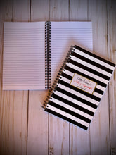 Load image into Gallery viewer, My Value is Non-Negotiable                                                       Striped Notebook

