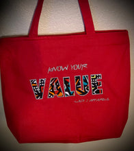 Load image into Gallery viewer, My Value is Non-Negotiable                                                       Multi color Tote Bag
